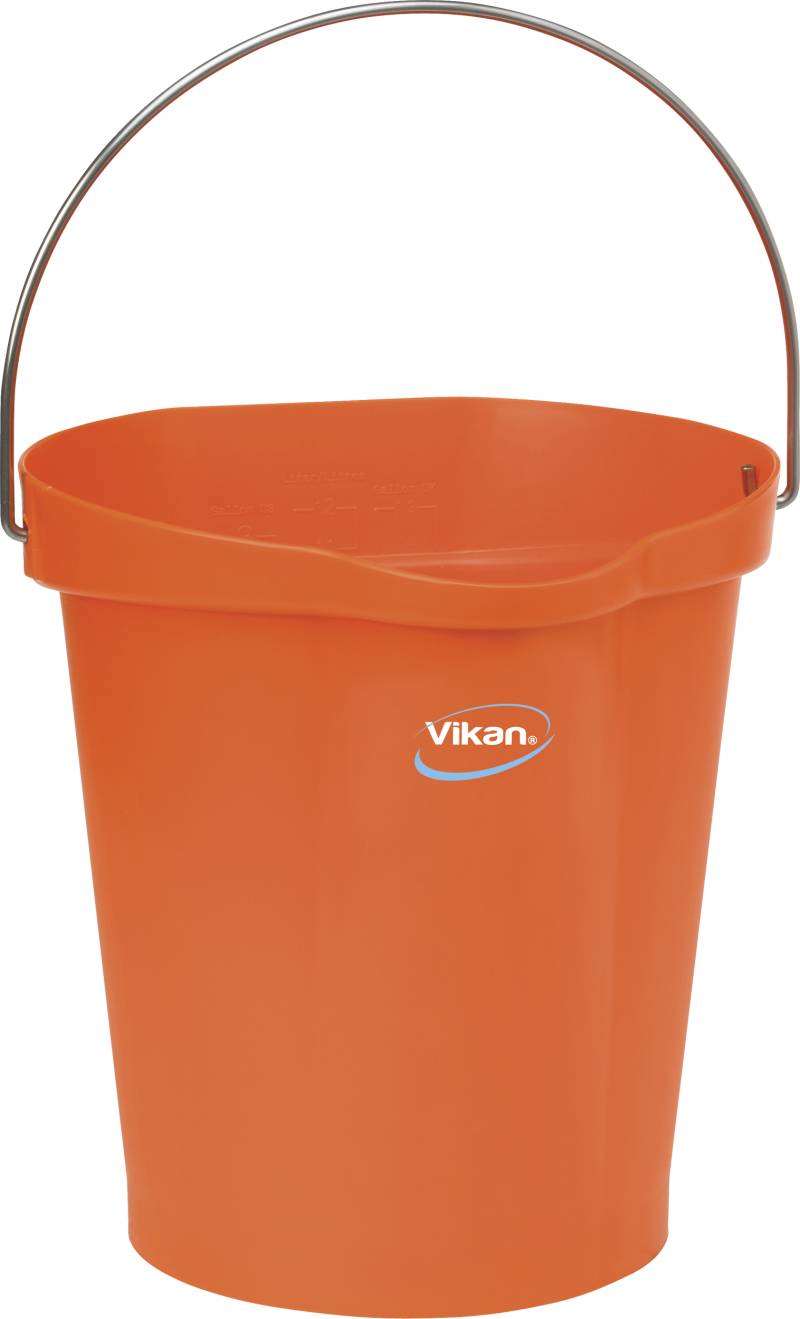 Spand 5686, Plast M/Rf Bærehåndtag 12ltr, Orange - Vikan