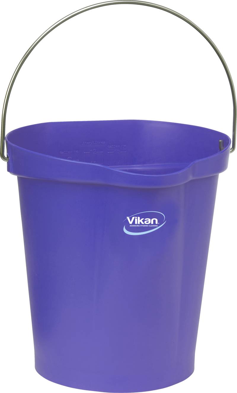 Spand 5686, Plast M/Rf Bærehåndtag 12ltr, Lilla - Vikan