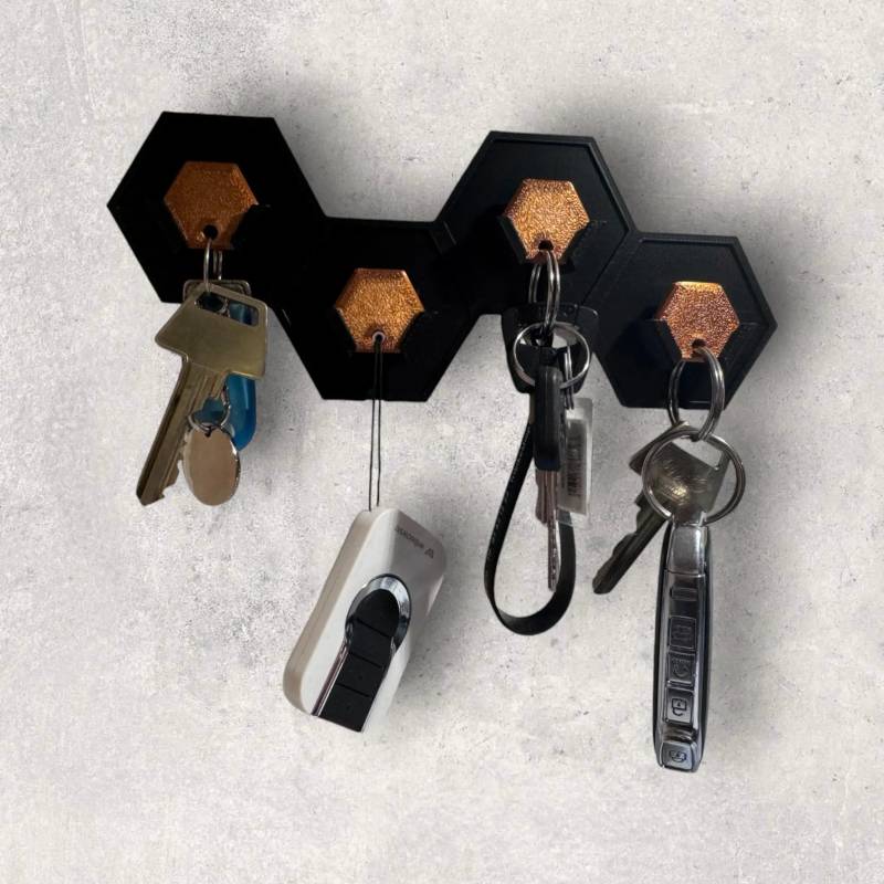 Modern Nøgleophæng  Modulært Design Til Praktisk Opbevaring - Jm Dimensions