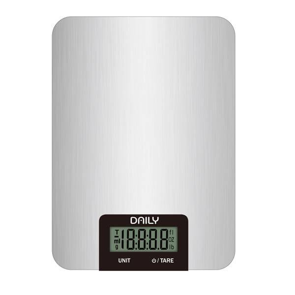 Daily Køkkenvægt Stål 6 Kg. 1 Grams Interval - Conzept