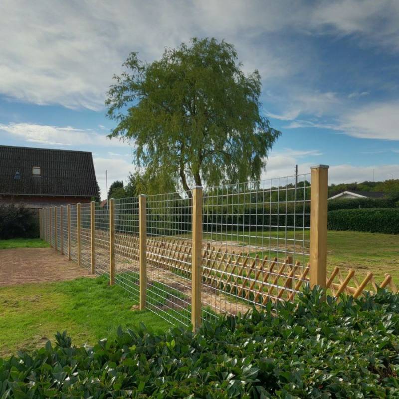 Espalier Rio Net Galvaniseret ø5 Mm 90x180 - Maske 10x10 Cm Incl. Beslag T/Montering - Nsh Nordic A/S