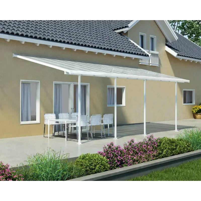 Palram - Canopia Feria Terrasseoverdækning Sampak 21,6 M2, Hvid  - 540-057 - Canopia By Palram
