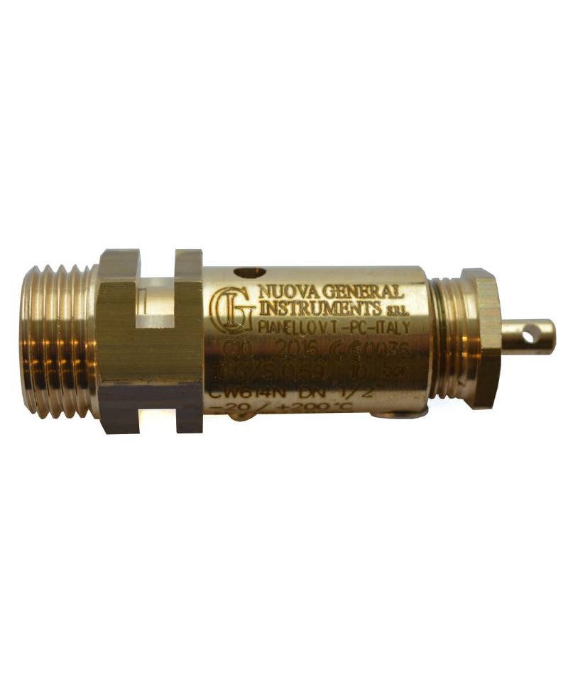 Reno 1/2'' Sikkerhedsventil Til Trykluft - 10 Bar