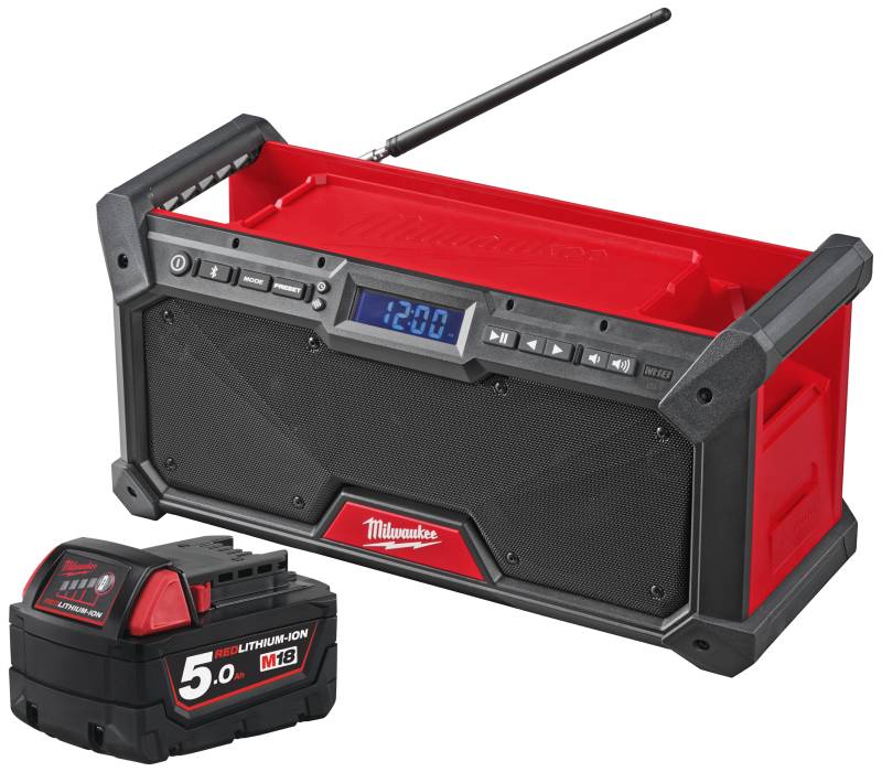 Sampak M18: Radio Raddab+g2-0 + Batteri B5 - Milwaukee