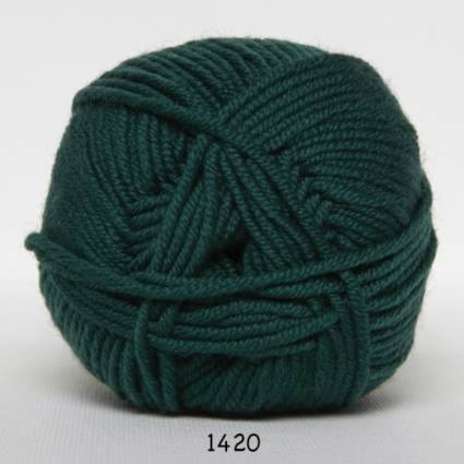 Hjertegarn Extrafine Merino 90 Garn - Fv 1420 Mørkgrøn