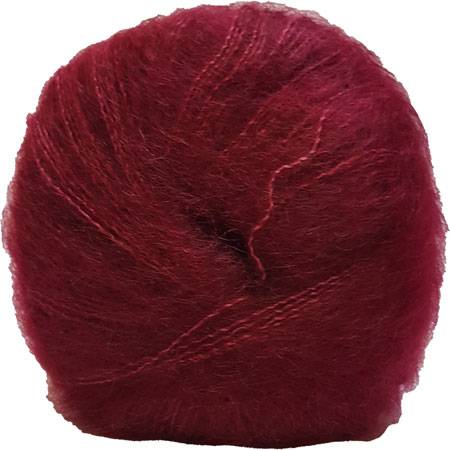 Hjertegarn Silk Kid Mohair Garn - Fv 2252 Bordeaux Rød