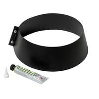 Skorsten Krave,  280 Mm, Sort - Metalbestos