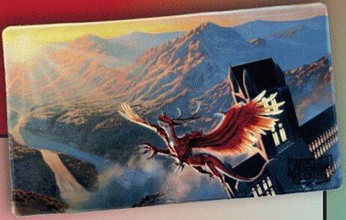 Spillemã¥tte (playmat) - Dragon Shield: Crimson - Logi #at-21521-Lim *limited Edition* - !kort Tilbehã¸r