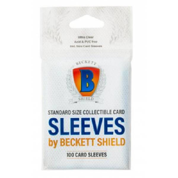 100 Lommer - Beckett Shield Standard Card Sleeves (til Opbevaring I Top Loaders!) - Sleeves - !kort Tilbehã¸r