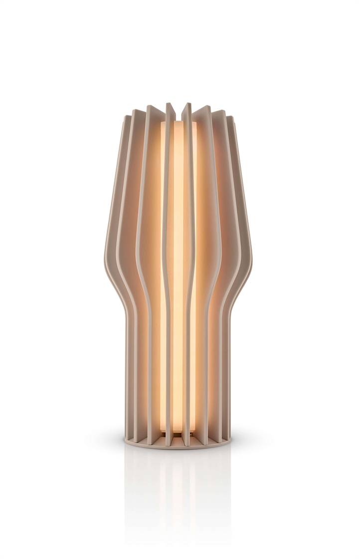 Radiant Led Batteri- / Bordlampe 25 Cm, Pearl Beige - Please Wait To Be Seated