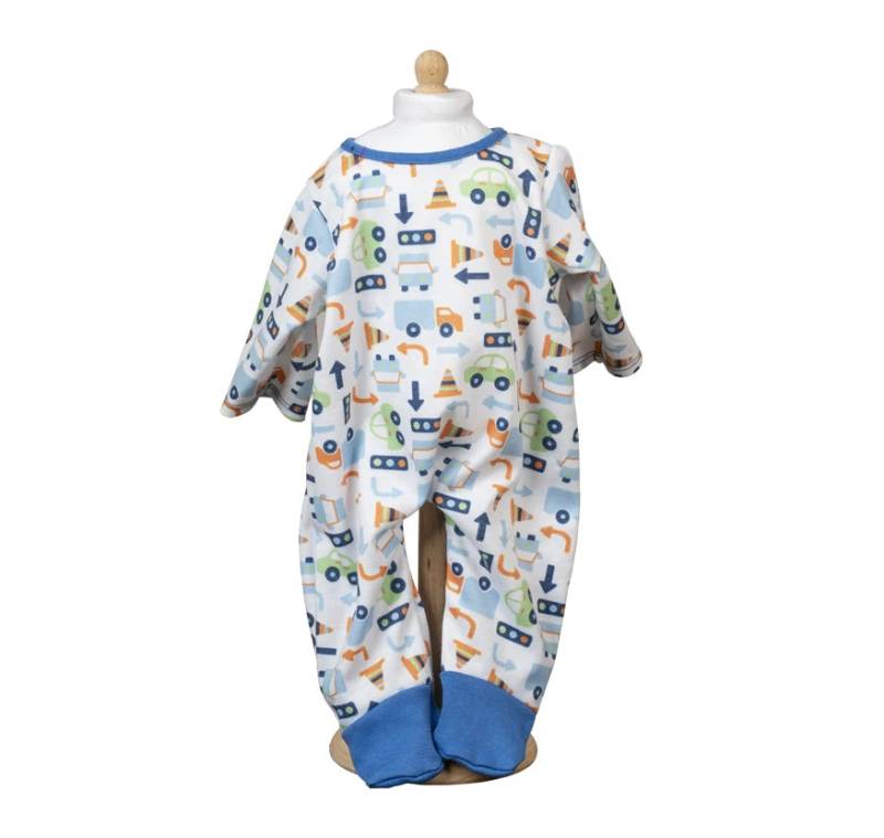 Jumpsuit, Blå, Køretøjer (45 Cm) - Byastrup