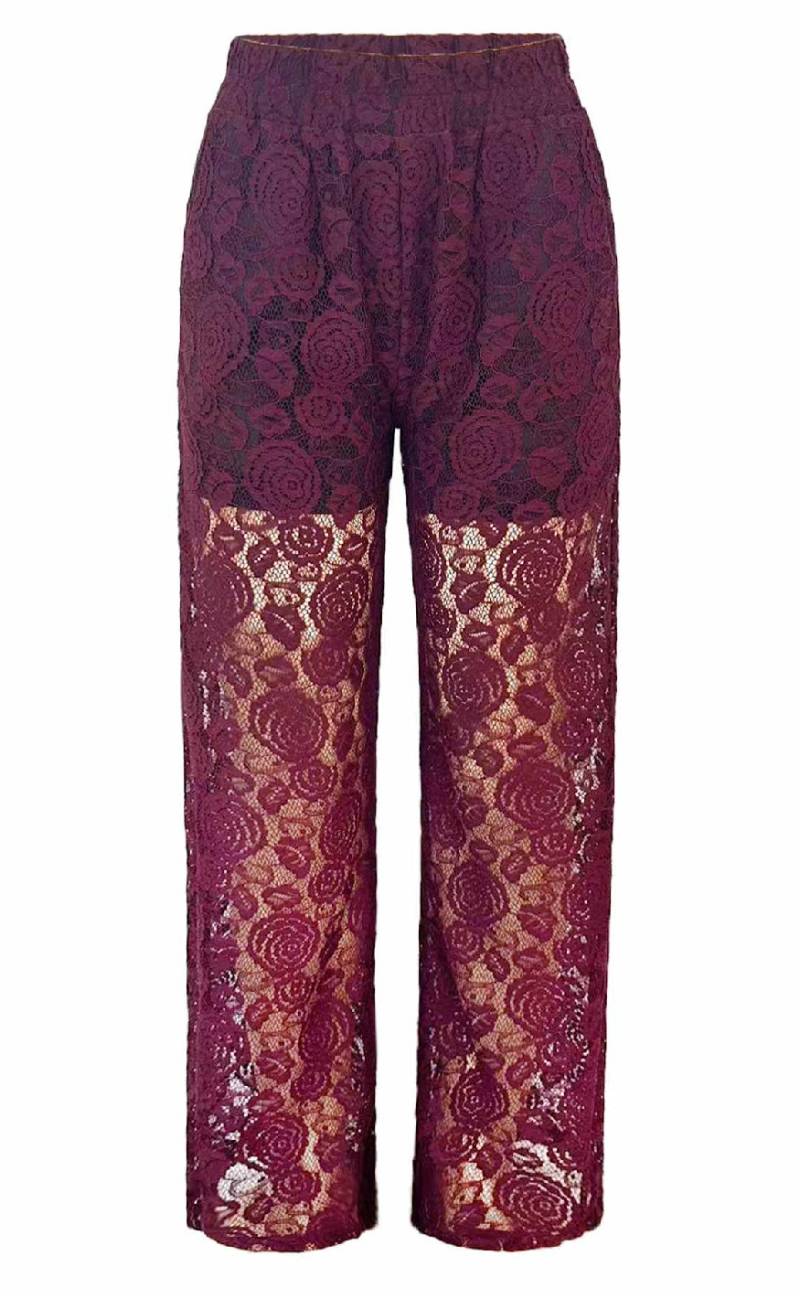 Liberte Bukser - Lacy - Bordeaux Lace - Liberté