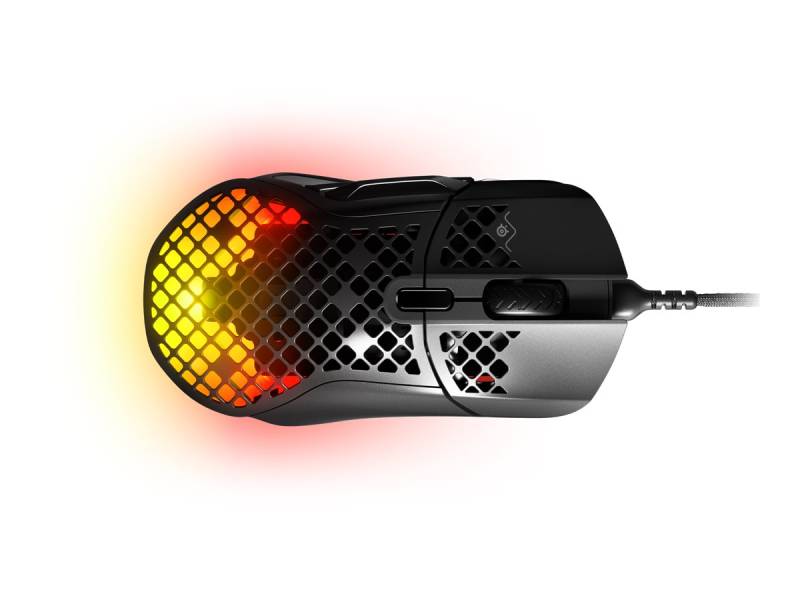 Steelseries Aerox 5 Optisk Kabling Sort