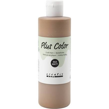 Plus Color Hobbymaling, Lys Brun, 250ml/ 1 Fl.
