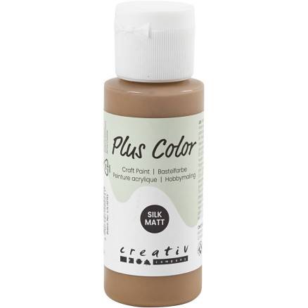 Plus Color Hobbymaling, Lys Brun, 60ml/ 1 Fl. - Diverse