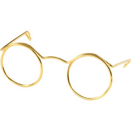 Briller, B: 50 Mm, Hulstr. 17 Mm, Guld, 10 Stk./ 1 Pk. - Diverse