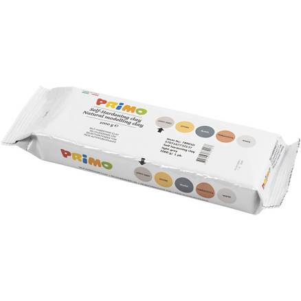 Selvhærdende Ler Lys Grå 12 X  1000 G