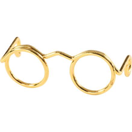 Briller, B: 25 Mm, Guld, 10 Stk./ 1 Pk. - Diverse