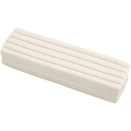 Soft Clay Modellervoks, 13x6x4 Cm, Hvid,