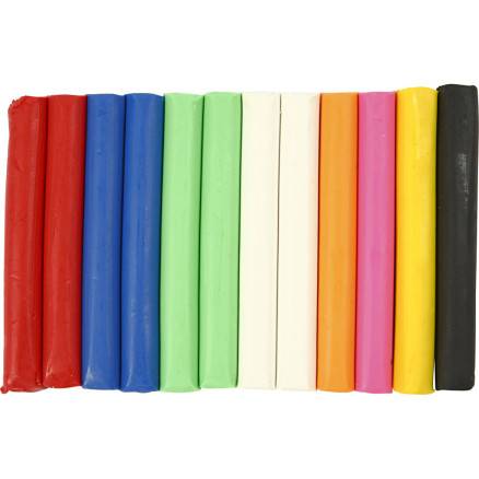 Modellervoks, Ass. Farver, 200g/ 1 Pk. - Diverse