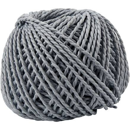 Papirgarn, Tykkelse 2,5-3 Mm, Lyseblå, 40m/ 1 Ngl., 150 G - Diverse