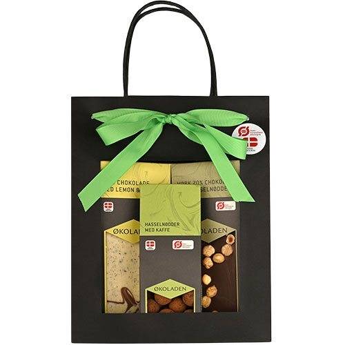 økoladen Gourmet Gavepose Limegrøn ø, 240g
