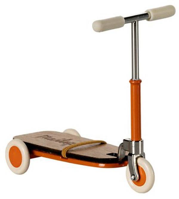 Maileg Løbehjul - Mus - Orange