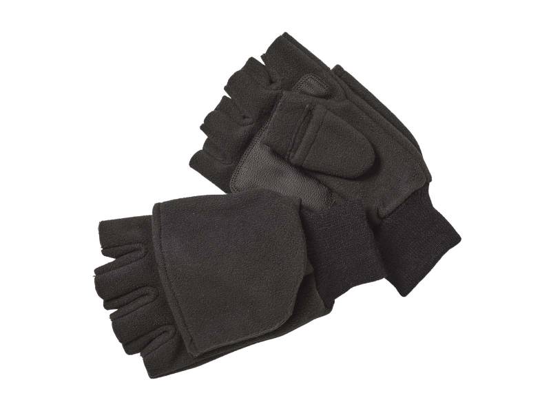 Kinetic Wind Stop Foldover Mitt Black L