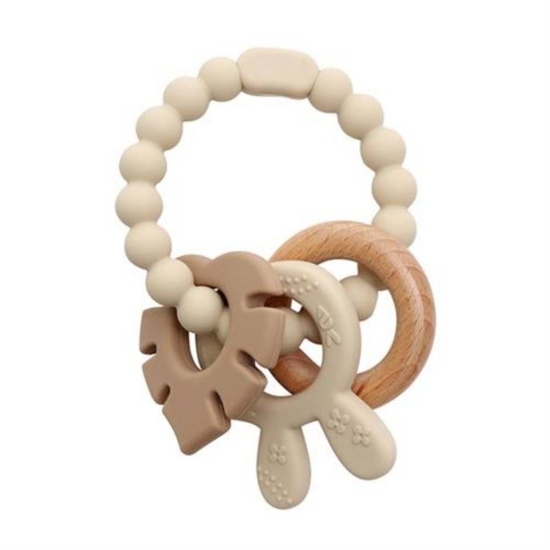 Bidering & Rangle Beige, Silikone  Magni Dansk Babylegetøj