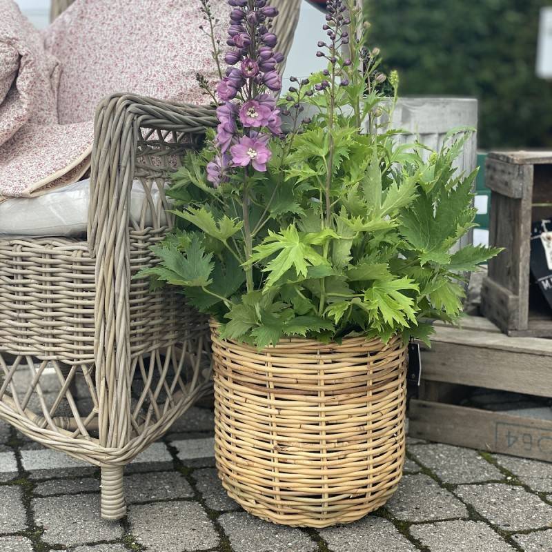 Rattan Kurv M/ Ophæng Natur - House Doctor