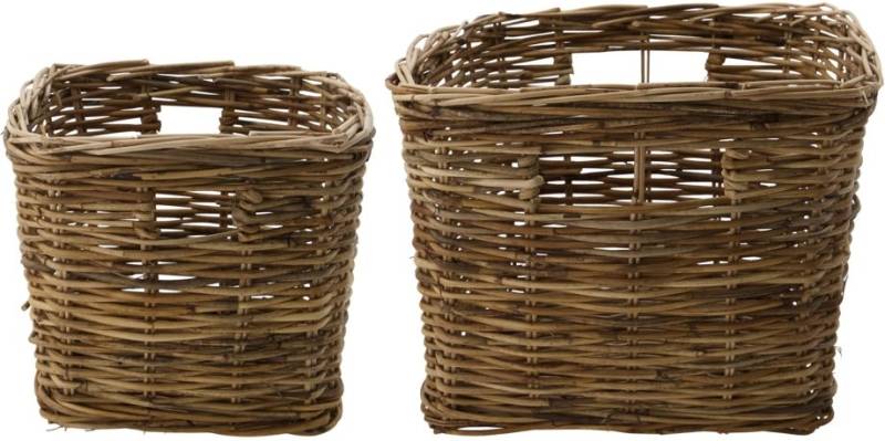 Kurv "baskit" Rattan Natur - House Doctor - Vælg Ml 2 Str.