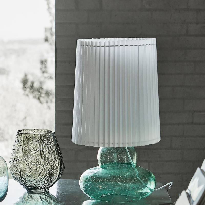 Bordlampe "ribe" Grøn Inkl. Skærm - House Doctor - H: 55 Cm