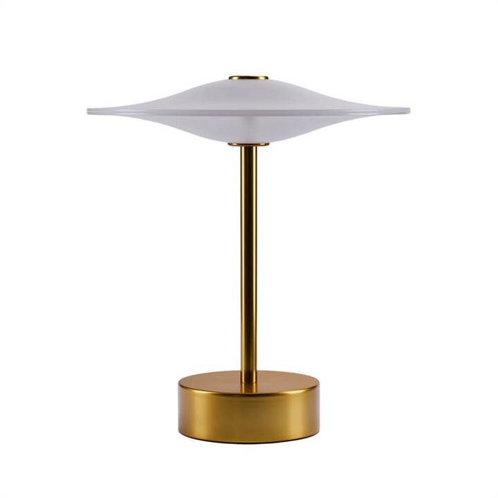 Sinus Portable Batterilampe / Bordlampe, Messing - Piet Hein