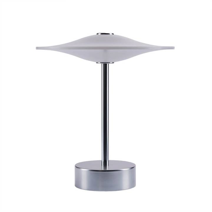 Sinus Portable Batterilampe / Bordlampe, Stål - Piet Hein