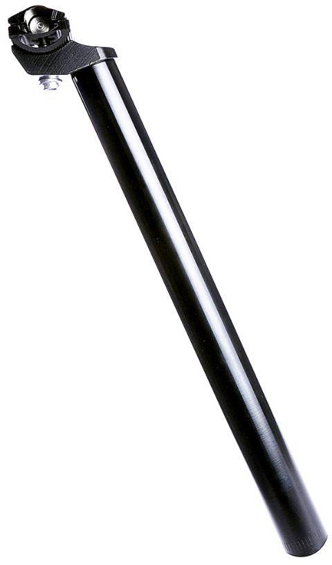 Bikepartner Sadelpind Sort 31,6x400mm - Vægt 330gram