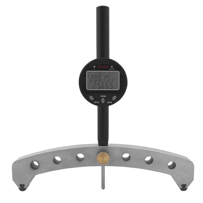 Digital Radius Måler 450-2500 Mmx0,01 Mm For Ind- Og Udvendig Måling - Diesella