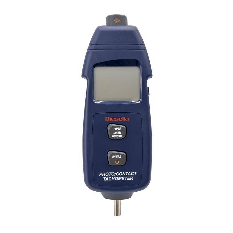 Tachometer, Laser/Mekanisk, Inkl. Tilbehør - Diesella