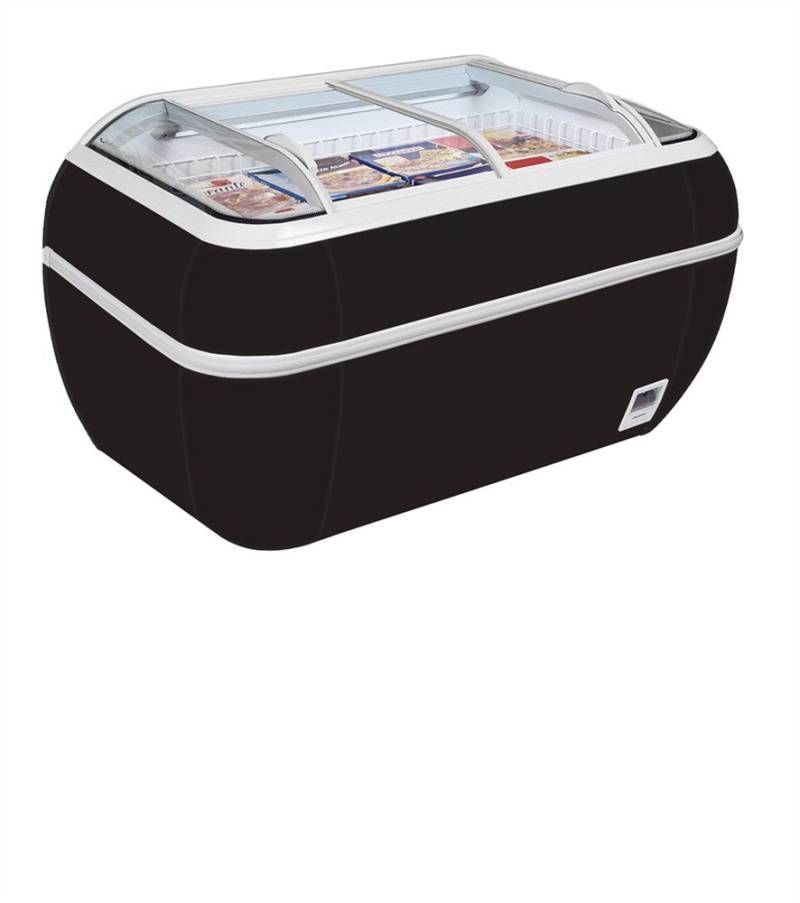 Supermarkedskøler / -Fryser I Sort-Twin Head B-Cf - Tefcold