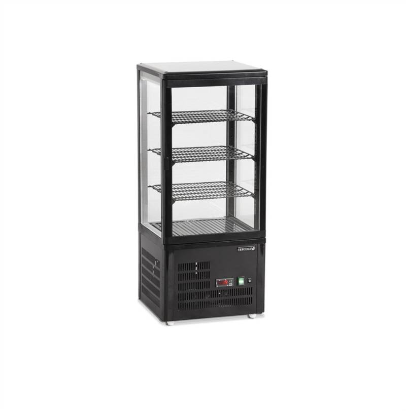 Display-Kølemontre, Bordmodel - 80 Liter - Upd80-Black - Tefcold