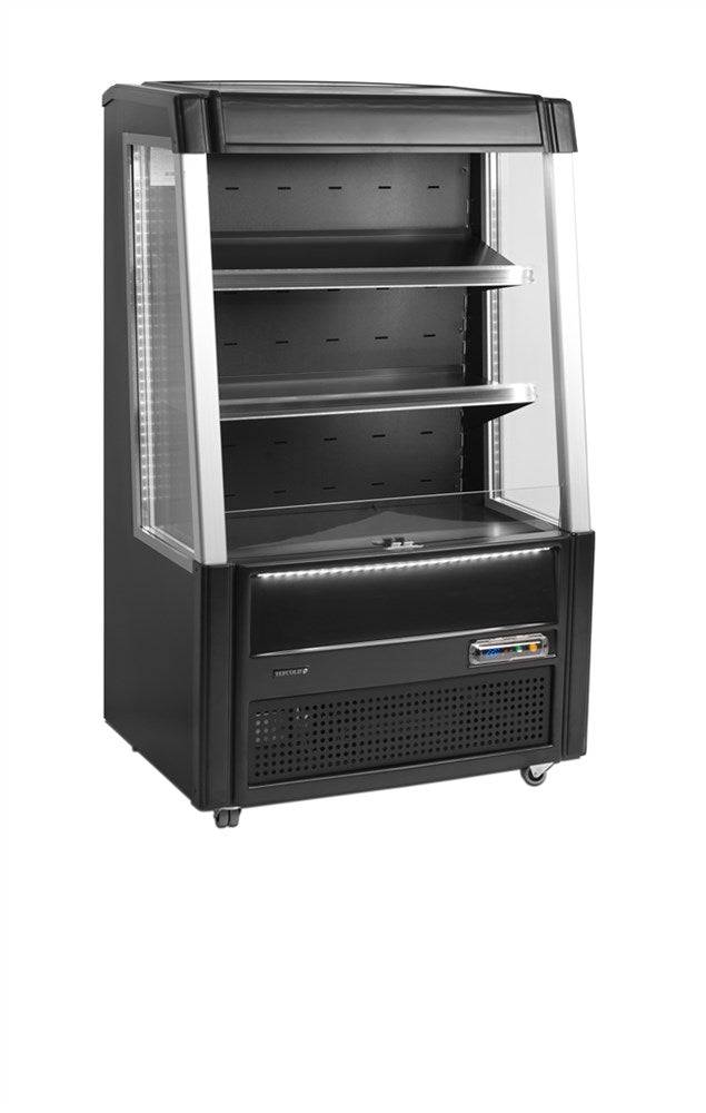 Lav åben Front Køler - Odc90 Black - Tefcold