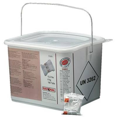 Rational Ovnrengøring Tablet Rød, 100 Stk. - Basis
