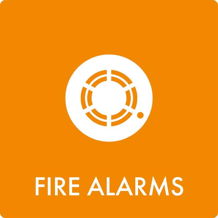 Fire Alarms Hitac Vinyl 180 X 180 Mm - Jo Safety