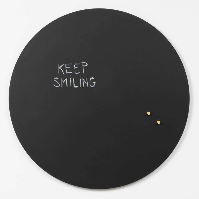 Cirkel 57 Cm. Magnetisk, Sort Kridttavle Uden Ramme - Naga