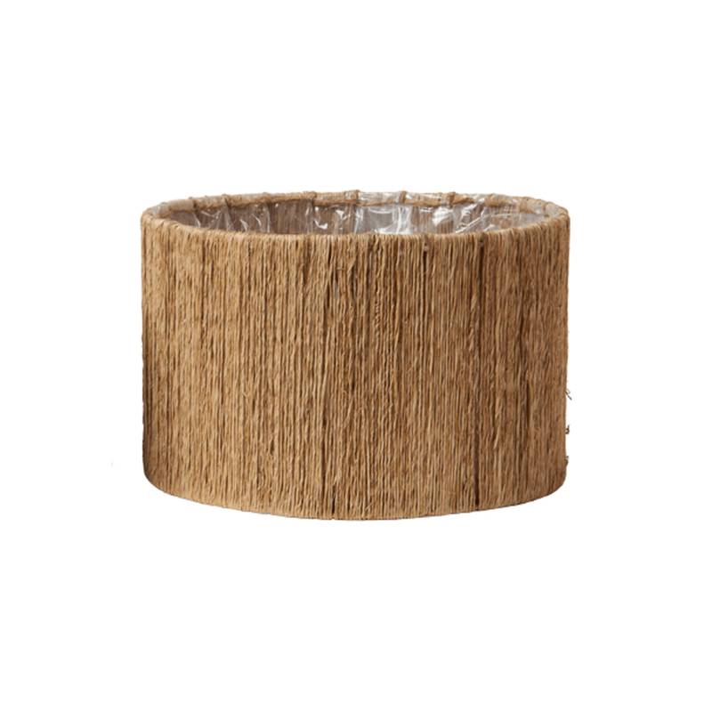 Plante Kurv I Jute ø 25 Cm. - Naga