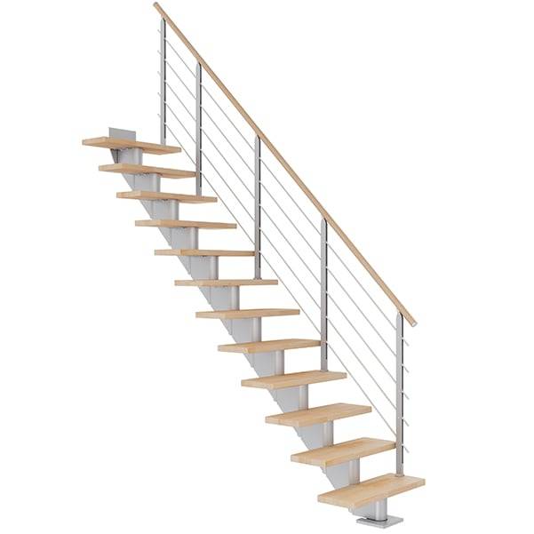 Dolle Hamburg Ligeløb Pearl Grey-Design-Olieret Bøg-75-11 - Lodret Højde Op Til 258 Cm