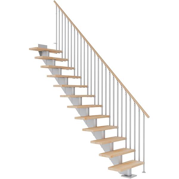 Dolle Hamburg Ligeløb Pearl Grey-Classic Iii-Olieret Bøg-75-11 - Lodret Højde Op Til 258 Cm