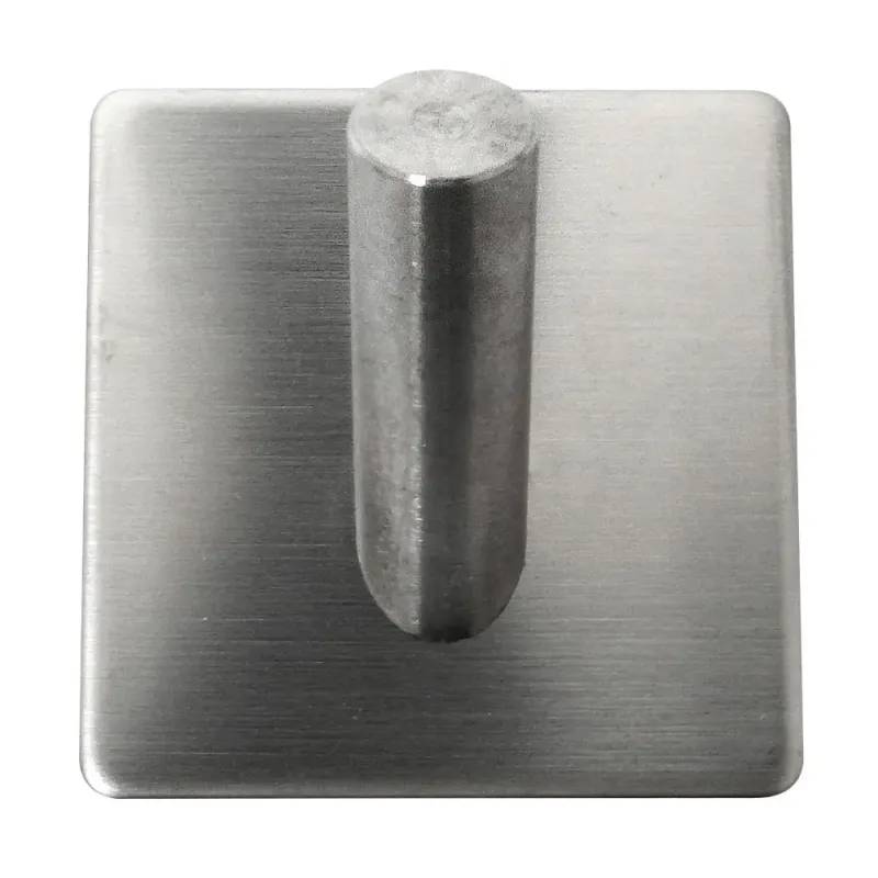 Home Itâ® Selvklæbende Enkelt Krog I Rustfrit Stål 4 X 4 Cm Børstet Krom - Home>it