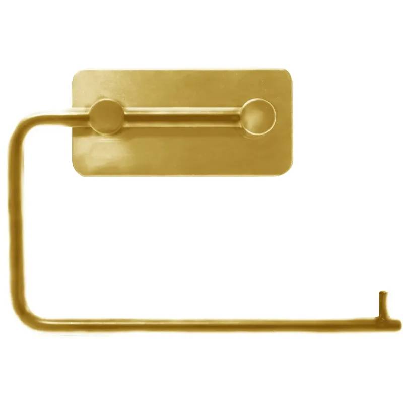 Home-It Selvklæbende Toiletpapirholder 15,5 X 10,5 X 3 Cm Poleret Messing - Home>it