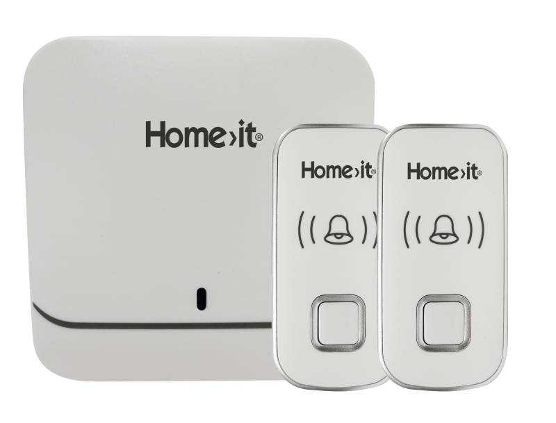 Home Itâ® Trådløs Dørklokke Med 52 Ringetoner Home 2 Med 2 Sender - Home>it