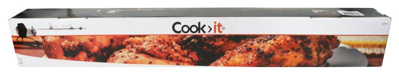 Cookï¼žit Rotisseri Til 3 Og 4 Brænders Gasgrill Med 10ã—10 Mm Spyd Rustfri - Cook>it